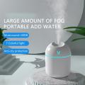 250ML Mini Air Humidifier Aroma Essential For Home Car USB Ultrasonic Mist Maker with LED Night Lamp