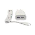 AB-S630M Dual Port 2,4A Charger With Micro USB Cable