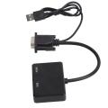 XF0073 VGA To VGA And HDMI Splitter With USB Cable