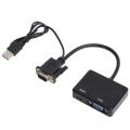 XF0073 VGA To VGA And HDMI Splitter With USB Cable