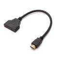 SE-H1-2 Male To Female HDMI Splitter 2 Port