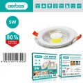 Aerbes AB-MB04 Round Glass Panel Ceiling Light