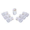 XF0565 RJ45 Cat 5 Network Cable Connector Crystal Head (Unshielded) 100 Pieces