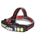 FA-811 Rechargeable Flood Light Headlamp 3LED + 4COB + Red LED With Power Display
