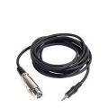 3.5mm Stereo Jack Male To XLR Female Cable Foil+Braided Shielded For Microphone Mixer 1.5M