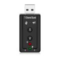 SE-L69 Lightweight 7.1 USB Stereo Audio Adapter External Sound Card