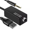 D15 Digital to Analog Audio Converter Coaxial DAC Audio Decoder with RCA Cable