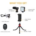KIT-04LM LED Fill Light for Phone and Camera Tripod Holder With Remote Control