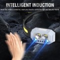 FA-2305 Rechargeable Motion Sensor Silicone Headlamp 2LED + 2COB