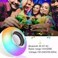 SXY-001 Wireless Bluetooth 12W LED Light Speaker Bulb RGB Adjustable Colours