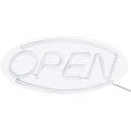 C-2 USB Powered Open Sign Neon Lamp with Back Plate + On Off Switch