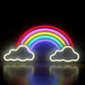 C-10 LED Rainbow Cloud Neon Sign