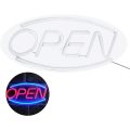 C-2 USB Powered Open Sign Neon Lamp with Back Plate + On Off Switch