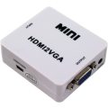 Treqa HDV-551 HDMI to VGA Converter Adapter With Audio Connector 1080P