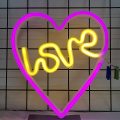 FA-A36 Love Heart Neon Sign Lamp USB And Battery Operated