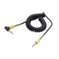 Wolulu AS-51201 90 Angle 3.5mm Spring Auxiliary Cable 1.8m