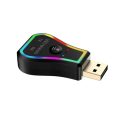 M11 3 in 1 AUX Audio Dongle USB Bluetooth Receiver and Transmitter Adapter with Light