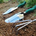 3 Piece Gardening Tools Hand Trowel, Transplantation Trowel And Hand Rake