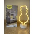 B-22 USB DC Cable Or Battery Operated Yeti Neon Lamp With Base