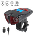 Aerbes AB-ZX05 Dual Light Bicycle Front Light With Digital Power Display 120lm