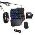 JG833 4-in-1 Combo Pack With One-hand Keyboard, Mouse and PUBG Converter