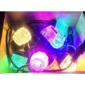 FA-802-1C RGB 10 Crystal Bulb String Light 220V With Extension Port 5M
