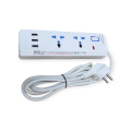 Treqa PL-504 Power Socket 2 with Off Switch Button+ 3 USB Port 2M Cable