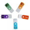 SE-TQ04 Portable High-speed 4 in 1 Rotating USB 2.0 Memory Card Reader