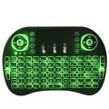 18 Mini Wireless Keyboard Rechargeable LED Backlit Air Mouse