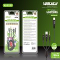 Wolulu AS-51193 Lightning Pin to 3.5mm Male And Female + Male USB