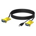 XF0179 2-in-1 USB VGA KVM Cable 1.5m