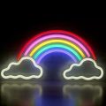 C-10 LED Rainbow Cloud Neon Sign
