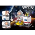 6903 Starfish  Astronaut Pen Holder Bricks With LED Light 1588pcs