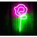 FA-A66 Rose Flower Neon Sign USB And Battery Operated