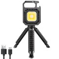 FA-W5130 Rechargeable COB Keychain Light With Tripod Stand and Type C Charging