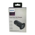 Philips Dual Port Car Charger adapter