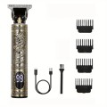 T9 Vintage Rechargeable Professional Hair Trimmer With Digital Display LED