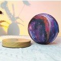 USB Rechargeable Rotating Galaxy Moon Lamp With Remote Control 18cm