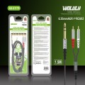 Wolulu AS-51179  6.35m To Dual Lotus Head Cable 1.5m