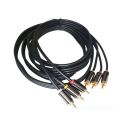 Aerbes AB-S051 3RCA Male To 3RCA Male Cable 1.8M