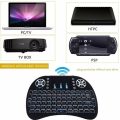 18 Mini Wireless Keyboard Rechargeable LED Backlit Air Mouse
