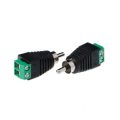 XF0572 Male Plug to AV Terminal Connector 100 Pcs