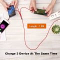 GQ-160 3 In 1 Mobile Phone USB Charger Cables for Fast Charging