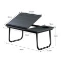 Folding Adjustable Laptop/Computer Table Desk With Cup Holder