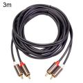 Aerbes AB-S058 2RCA to 2RCA Cable Audio Cable 3M