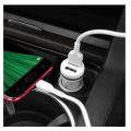 Aerbes AB-Q538M Car Charger With 2 USB Port And 1M Lightning Cable 2.4V 12W