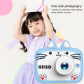Aerbes AB-SX02 Cat Ear Kids Image And Video Camera with Lanyard,5 Built In Games