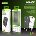 Wolulu AS-51377 Dual USB Wall Charger 2.1A