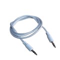 3.5mm Male To Male Audio Braided Cable