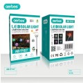 Aerbes AB-TY67 Solar Powered Cracked Glass Effect RGB And White 6 pcs